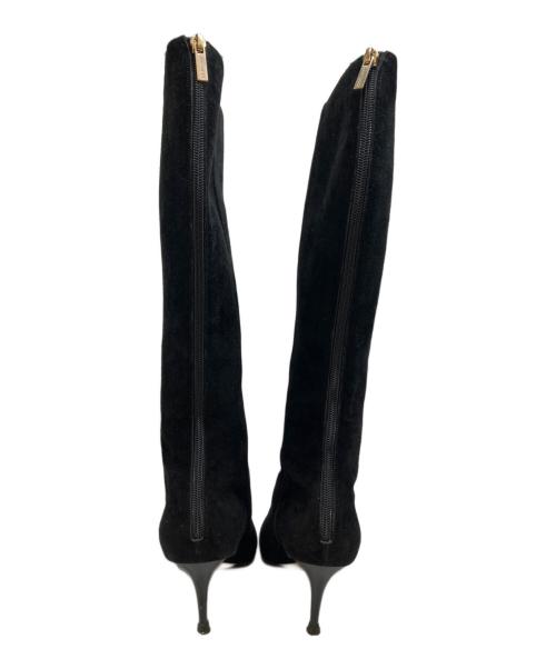 JIMMY CHOO（ジミーチュウ）JIMMY CHOO (ジミーチュウ) ロングブーツ ブラック サイズ:34 1/2の古着・服飾アイテム