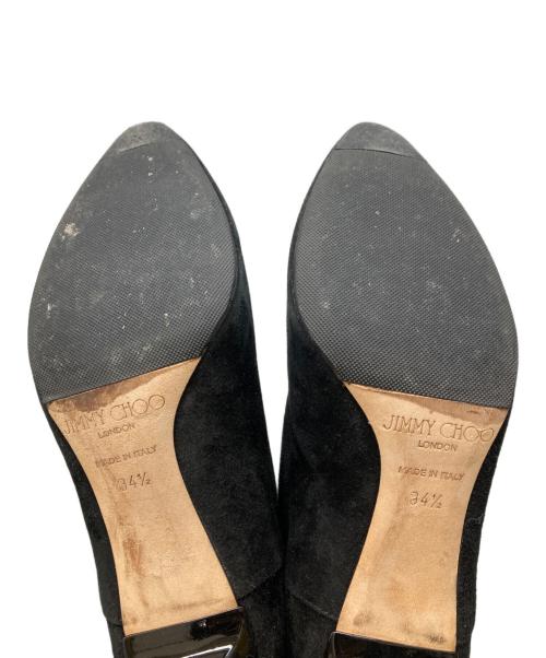 JIMMY CHOO（ジミーチュウ）JIMMY CHOO (ジミーチュウ) ロングブーツ ブラック サイズ:34 1/2の古着・服飾アイテム
