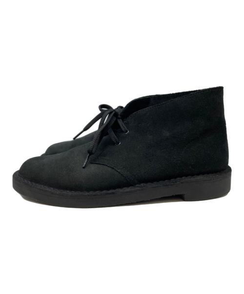 CLARKS（クラークス）CLARKS (クラークス) ワラビーシューズ ブラック サイズ:24.5の古着・服飾アイテム
