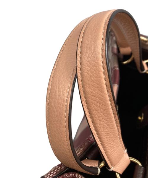 COACH（コーチ）COACH (コーチ) デンプシー トート 22 シグネチャー ショルダーバッグ ボルドーの古着・服飾アイテム