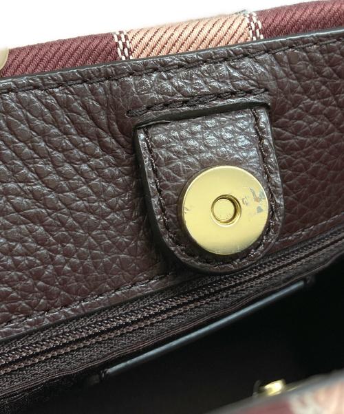 COACH（コーチ）COACH (コーチ) デンプシー トート 22 シグネチャー ショルダーバッグ ボルドーの古着・服飾アイテム
