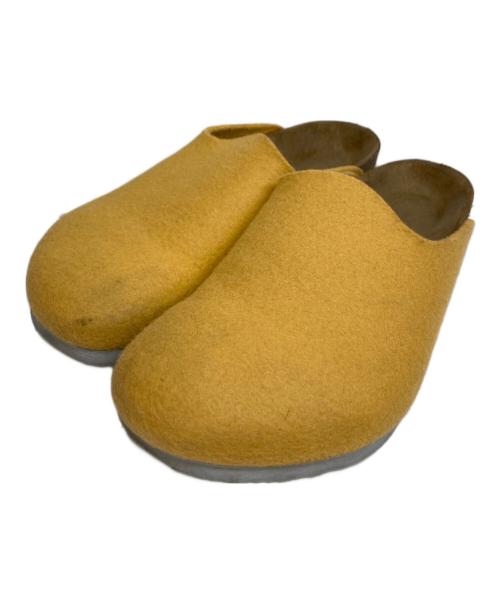 BIRKENSTOCK（ビルケンシュトック）BIRKENSTOCK (ビルケンシュトック) AMSTERDAM FELT イエロー サイズ:25の古着・服飾アイテム