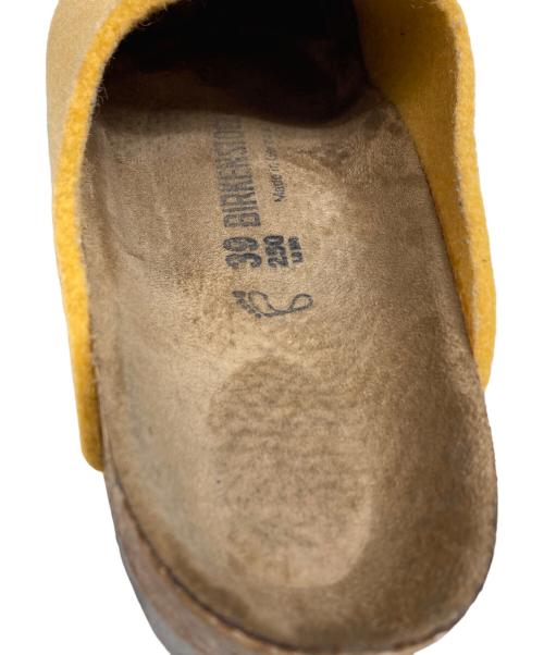 BIRKENSTOCK（ビルケンシュトック）BIRKENSTOCK (ビルケンシュトック) AMSTERDAM FELT イエロー サイズ:25の古着・服飾アイテム