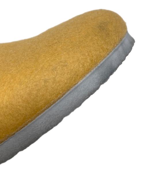 BIRKENSTOCK（ビルケンシュトック）BIRKENSTOCK (ビルケンシュトック) AMSTERDAM FELT イエロー サイズ:25の古着・服飾アイテム