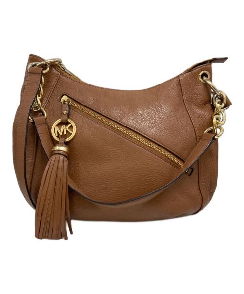 MICHAEL KORS（マイケルコース）MICHAEL KORS (マイケルコース) 2WAYショルダーバッグ ブラウンの古着・服飾アイテム