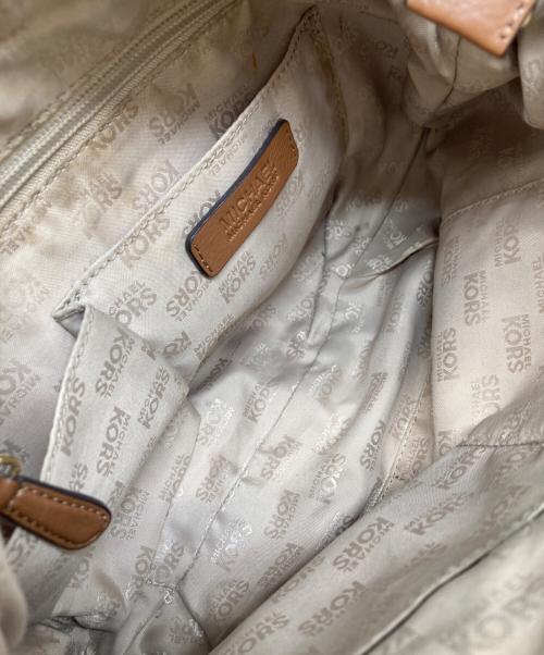 MICHAEL KORS（マイケルコース）MICHAEL KORS (マイケルコース) 2WAYショルダーバッグ ブラウンの古着・服飾アイテム