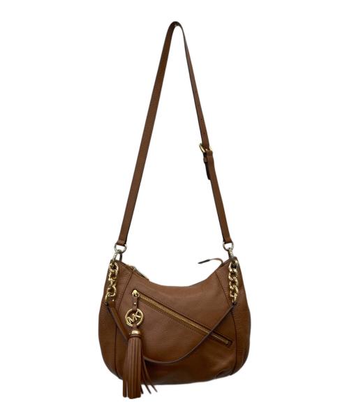 MICHAEL KORS（マイケルコース）MICHAEL KORS (マイケルコース) 2WAYショルダーバッグ ブラウンの古着・服飾アイテム