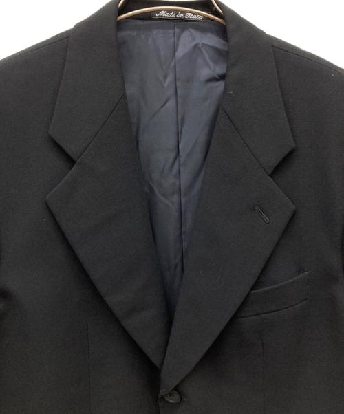 GIORGIO ARMANI（ジョルジオアルマーニ）GIORGIO ARMANI (ジョルジオアルマーニ) ウールセットアップスーツ ブラック サイズ:46の古着・服飾アイテム