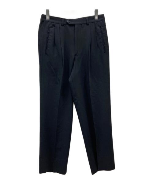 GIORGIO ARMANI（ジョルジオアルマーニ）GIORGIO ARMANI (ジョルジオアルマーニ) ウールセットアップスーツ ブラック サイズ:46の古着・服飾アイテム