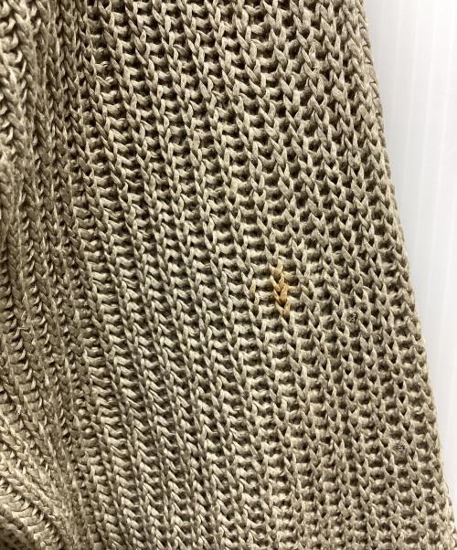 GIORGIO ARMANI（ジョルジオアルマーニ）GIORGIO ARMANI (ジョルジオアルマーニ) ウールニット ベージュ サイズ:48の古着・服飾アイテム