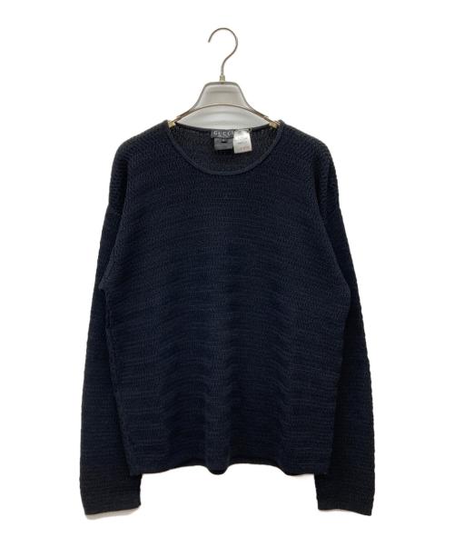 GUCCI（グッチ）GUCCI (グッチ) ウールニット ブラック サイズ:Lの古着・服飾アイテム