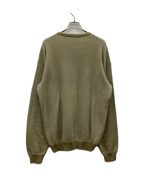 GIORGIO ARMANI（ジョルジオアルマーニ）GIORGIO ARMANI (ジョルジオアルマーニ) Vネックニット ベージュ サイズ:Mの古着・服飾アイテム