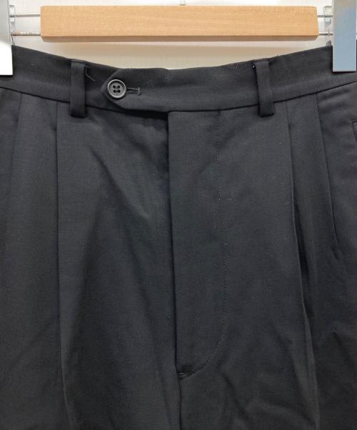 GIORGIO ARMANI（ジョルジオアルマーニ）GIORGIO ARMANI (ジョルジオアルマーニ) 2タックスラックス ブラック サイズ:48Rの古着・服飾アイテム