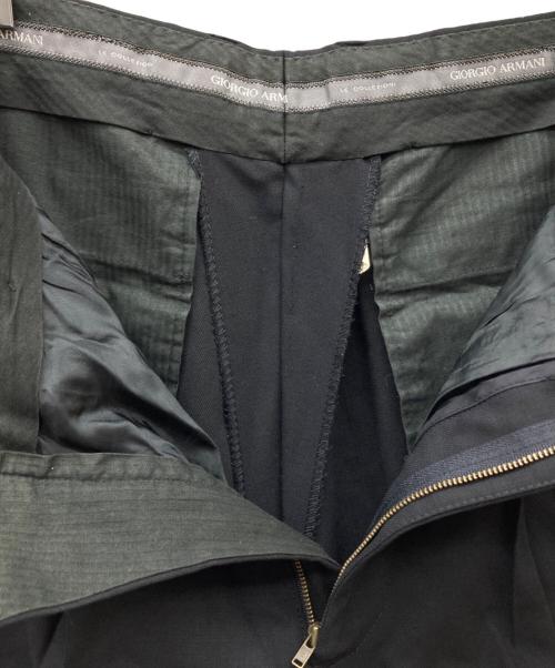 GIORGIO ARMANI（ジョルジオアルマーニ）GIORGIO ARMANI (ジョルジオアルマーニ) 2タックスラックス ブラック サイズ:48Rの古着・服飾アイテム