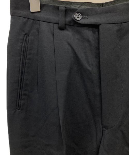 GIORGIO ARMANI（ジョルジオアルマーニ）GIORGIO ARMANI (ジョルジオアルマーニ) 2タックスラックス ブラック サイズ:48Rの古着・服飾アイテム