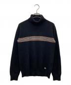 BURBERRY BLACK LABELバーバリーブラックレーベル）の古着「カシミヤ混ニット」｜ブラック