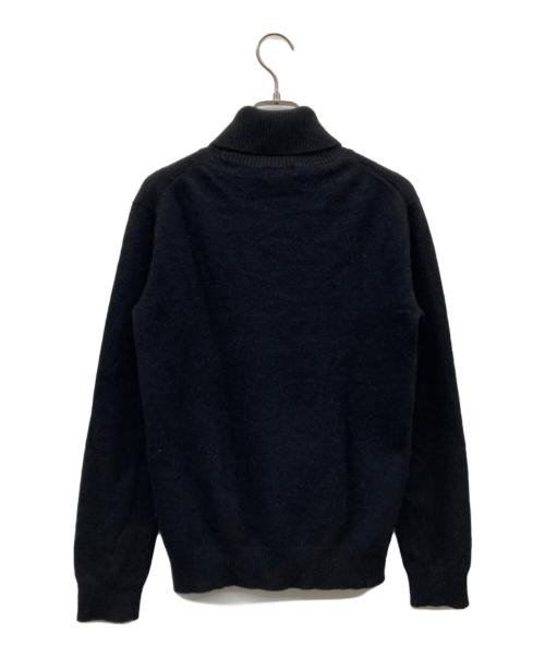 BURBERRY BLACK LABEL（バーバリーブラックレーベル）BURBERRY BLACK LABEL (バーバリーブラックレーベル) カシミヤ混ニット ブラック サイズ:2の古着・服飾アイテム