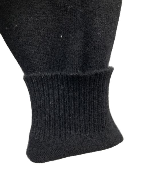 BURBERRY BLACK LABEL（バーバリーブラックレーベル）BURBERRY BLACK LABEL (バーバリーブラックレーベル) カシミヤ混ニット ブラック サイズ:2の古着・服飾アイテム