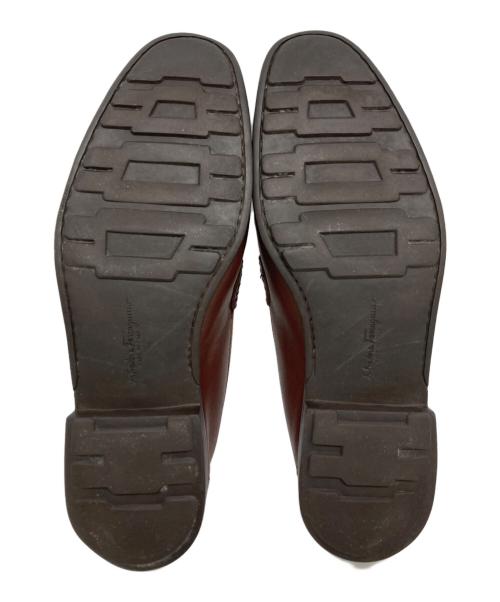 Salvatore Ferragamo（サルヴァトーレ フェラガモ）Salvatore Ferragamo (サルヴァトーレ フェラガモ) ガンチーニローファー ブラウン サイズ:SIZE 8の古着・服飾アイテム