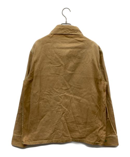 Pointer（ポインター）POINTER (ポインター) グリーンステッチカバーオール ブラウン サイズ:Mの古着・服飾アイテム