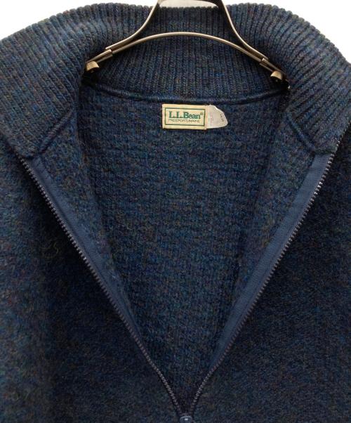 L.L.Bean（エルエルビーン）L.L.Bean (エルエルビーン) ニットジャケット ネイビー サイズ:Lの古着・服飾アイテム