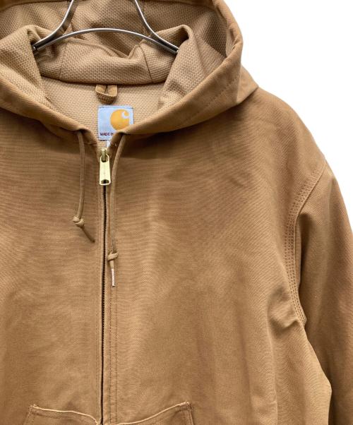 CarHartt（カーハート）CarHartt (カーハート) ダックアクティブフーディージャケット ブラウン サイズ:Mの古着・服飾アイテム