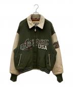 AVIREXアヴィレックス）の古着「versity jacket」｜オリーブ
