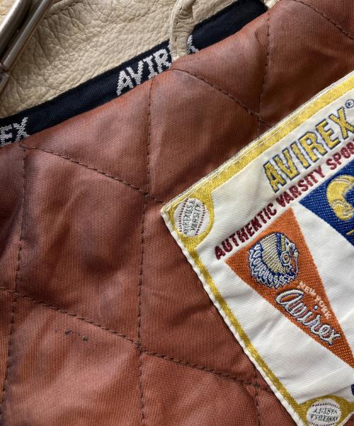 AVIREX（アヴィレックス）AVIREX (アヴィレックス) versity jacket オリーブ サイズ:3XLの古着・服飾アイテム