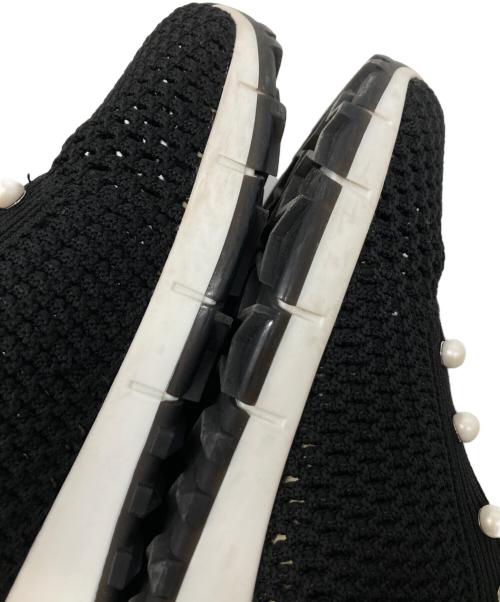 JIMMY CHOO（ジミーチュウ）JIMMY CHOO (ジミーチュウ) ヴェレスクロシェニットスニーカー ブラック サイズ:39-40の古着・服飾アイテム