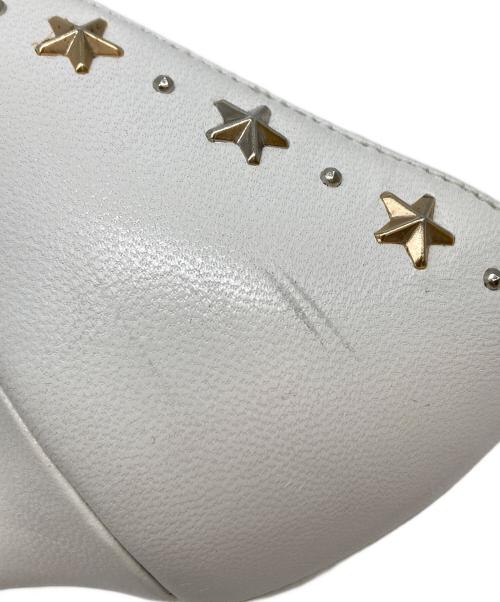 JIMMY CHOO（ジミーチュウ）JIMMY CHOO (ジミーチュウ) スタースタッズパンプス ホワイト サイズ:36の古着・服飾アイテム