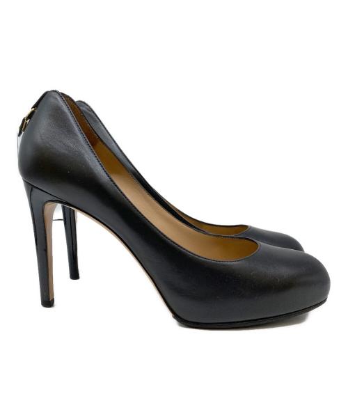 Salvatore Ferragamo（サルヴァトーレ フェラガモ）Salvatore Ferragamo (サルヴァトーレ フェラガモ) ヒールパンプス ブラック サイズ:SIZE 6 1/2の古着・服飾アイテム