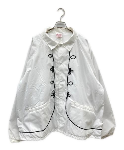 Cardinal（カーディナル）Cardinal (カーディナル) ナイロンコーチジャケット ホワイト サイズ:XXXL 未使用品の古着・服飾アイテム