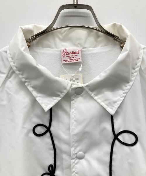 Cardinal（カーディナル）Cardinal (カーディナル) ナイロンコーチジャケット ホワイト サイズ:XXXL 未使用品の古着・服飾アイテム