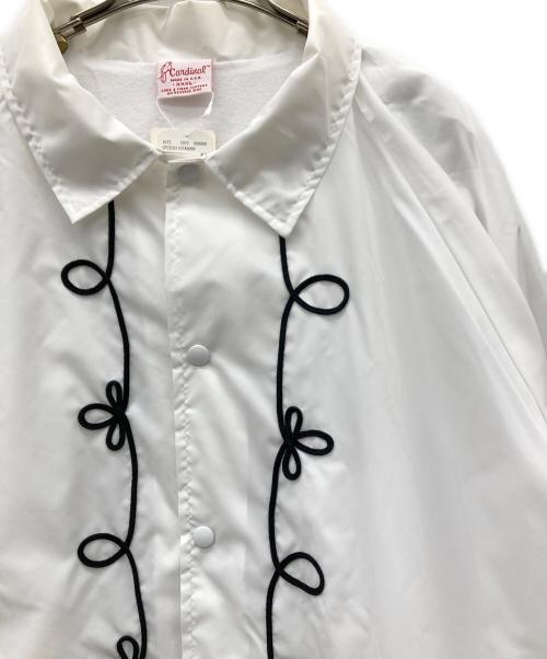 Cardinal（カーディナル）Cardinal (カーディナル) ナイロンコーチジャケット ホワイト サイズ:XXXL 未使用品の古着・服飾アイテム