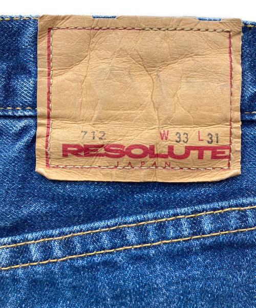 RESOLUTE（リゾルト）RESOLUTE (リゾルト) デニムパンツ インディゴ サイズ:W33×L31の古着・服飾アイテム