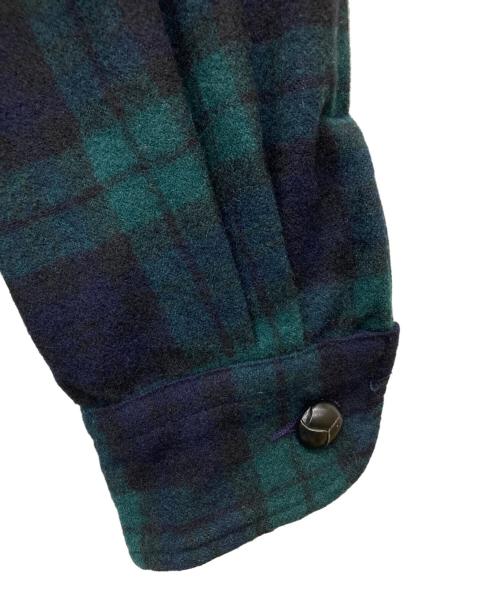 PENDLETON（ペンドルトン）PENDLETON (ペンドルトン) 70's 3Bウールジャケット ブラック×グリーン サイズ:Mの古着・服飾アイテム