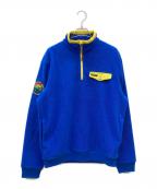 POLO RALPH LAURENポロ・ラルフローレン）の古着「ハーフジップフリースブルゾン」｜ブルー