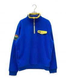 POLO RALPH LAUREN（ポロ・ラルフローレン）の古着「ハーフジップフリースブルゾン」｜ブルー