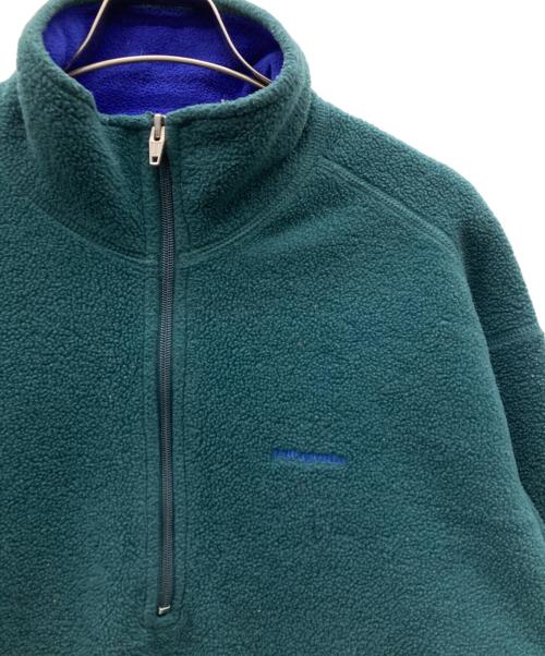 Patagonia（パタゴニア）Patagonia (パタゴニア) 90's ハーフジップ フリースジャケット グリーン サイズ:Mの古着・服飾アイテム
