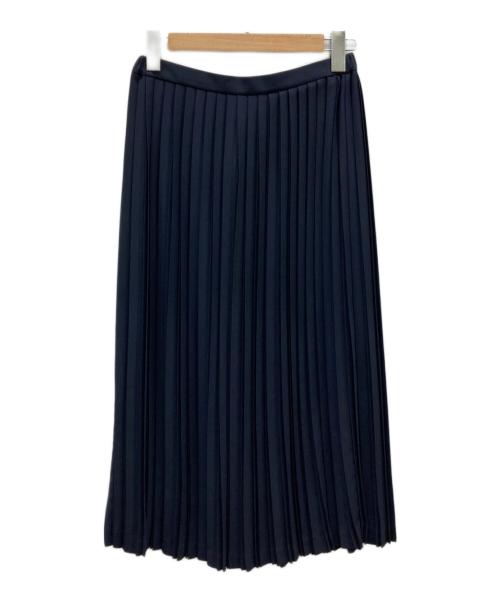 mizuiro-ind（ミズイロインド）mizuiro-ind (ミズイロインド) プリーツスカート ネイビー サイズ:- 未使用品の古着・服飾アイテム