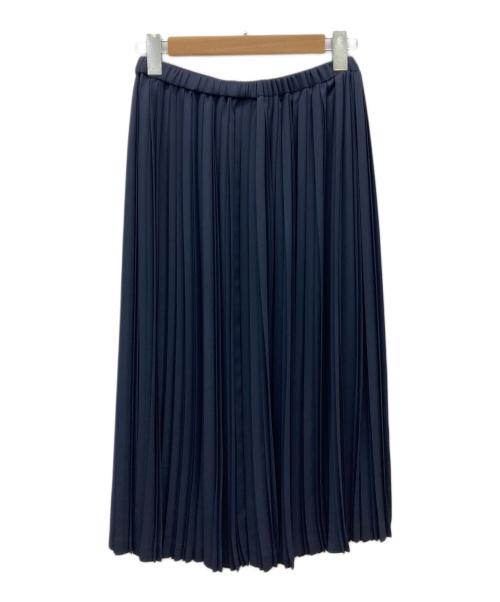 mizuiro-ind（ミズイロインド）mizuiro-ind (ミズイロインド) プリーツスカート ネイビー サイズ:- 未使用品の古着・服飾アイテム