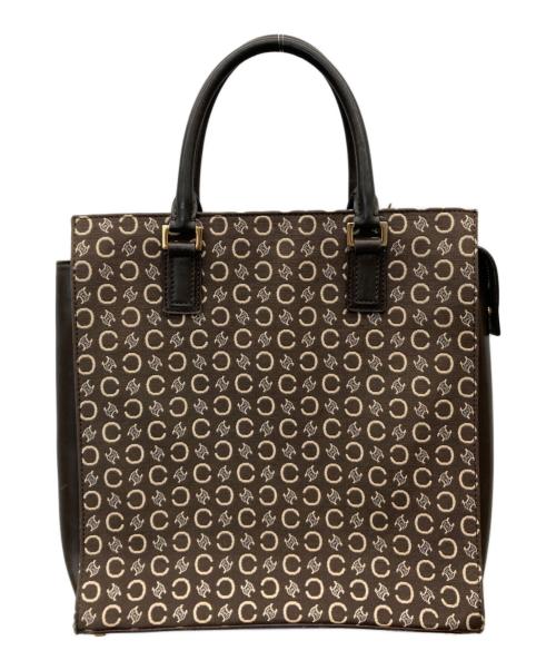 CELINE（セリーヌ）CELINE (セリーヌ) マカダム柄ハンドバッグ ブラウンの古着・服飾アイテム