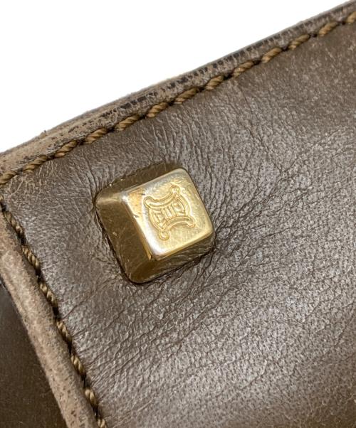 CELINE（セリーヌ）CELINE (セリーヌ) マカダム柄ハンドバッグ ブラウンの古着・服飾アイテム
