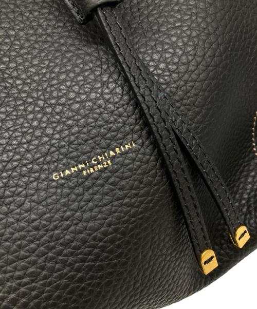 GIANNI CHIARINI（ジャンニ キアリーニ）GIANNI CHIARINI (ジャンニ キアリーニ) ヴィオレット レザーリュック ブラックの古着・服飾アイテム