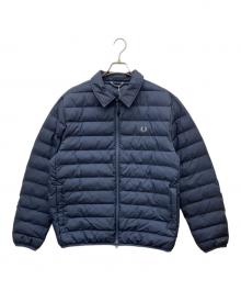 FRED PERRY（フレッドペリー）の古着「パデッドジャケット」｜ネイビー
