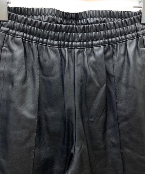 adidas Originals（アディダスオリジナル）adidas originals (アディダスオリジナル) エコレザーパンツ ブラック サイズ:Mの古着・服飾アイテム