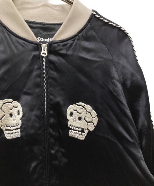 Schott（ショット）Schott (ショット) RAYON SUKA JACKET ブラック サイズ:Lの古着・服飾アイテム