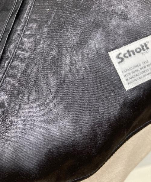 Schott（ショット）Schott (ショット) RAYON SUKA JACKET ブラック サイズ:Lの古着・服飾アイテム