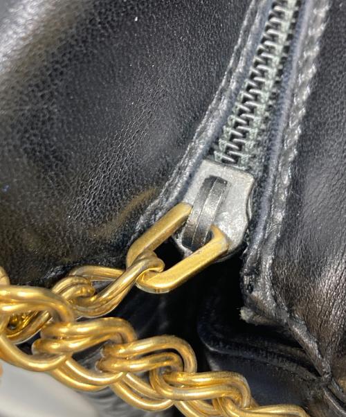BALLY（バリー）BALLY (バリー) キルティングチェーントートバッグ ブラックの古着・服飾アイテム