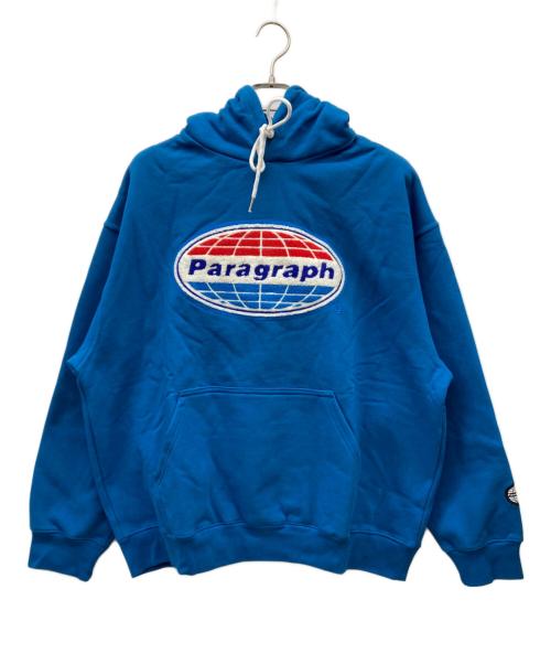 paragraph（パラグラフ）Paragraph (パラグラフ) ロゴパーカー ブルー サイズ:- 未使用品の古着・服飾アイテム